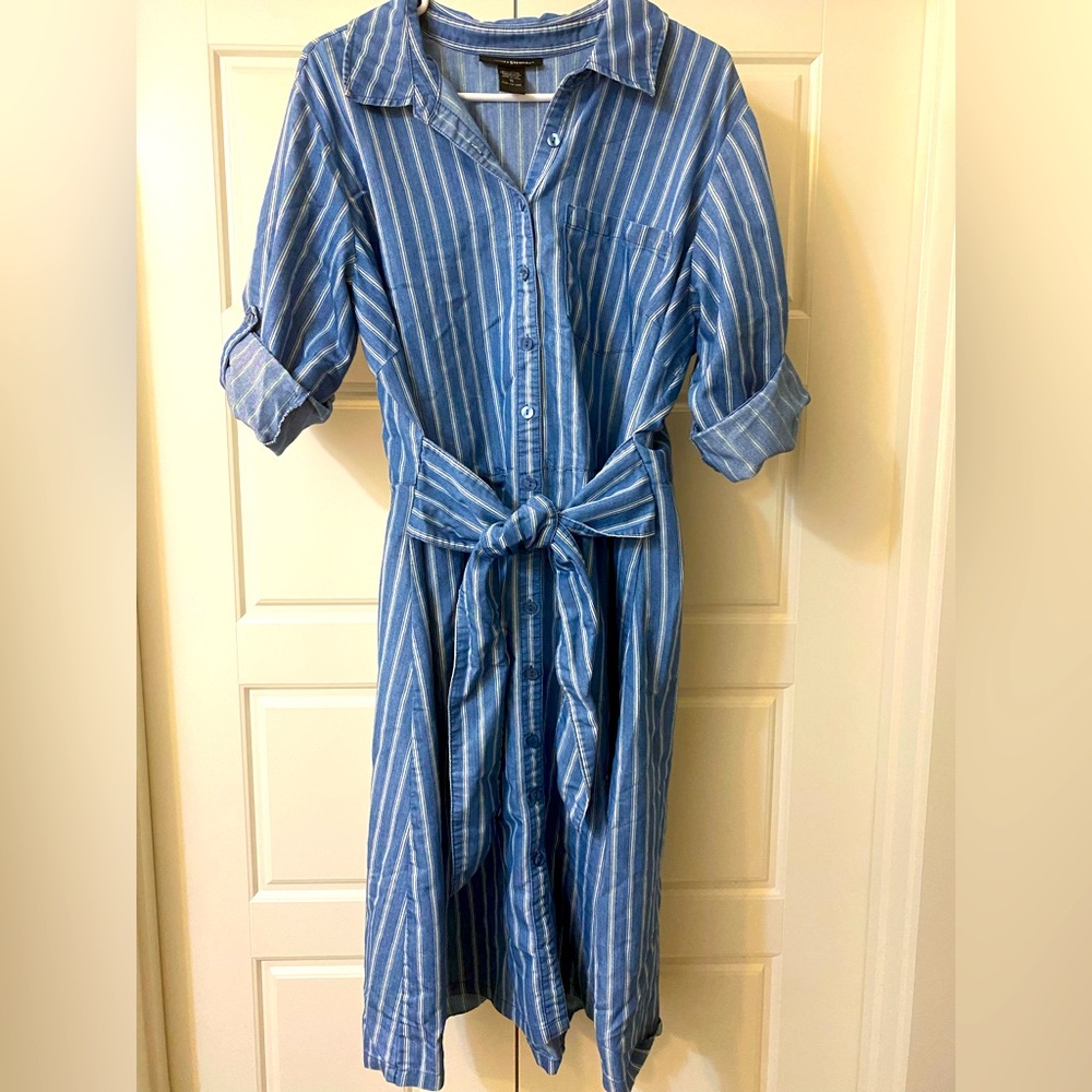 Ashley Stewart size 16 shirt dress. Excellent used condition.